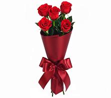 Букет 5 Красных роз Эдлесс Лав в Змиёвке