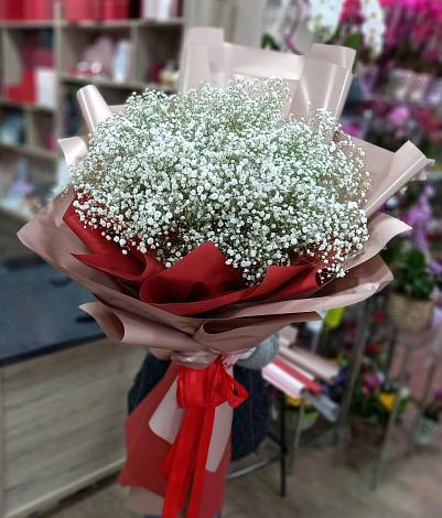 Букет цветов из: Гипсофила в Змиёвке