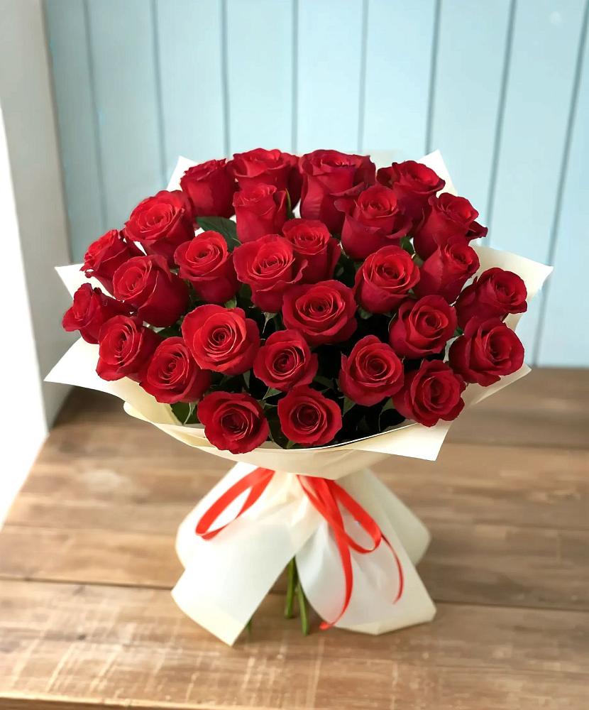 Букет 29 Красных роз в Змиёвке
