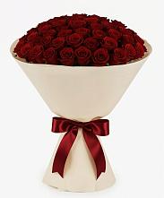 Букет 101 Бордовая роза Блэк Бакарра в Змиёвке
