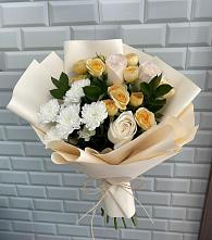 Букет цветов из:  Розы и Хризантемы #REPLACE_PRED# Змиёвке