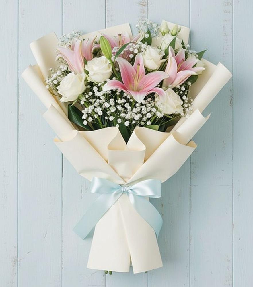 Букет цветов из: Лилии в Змиёвке