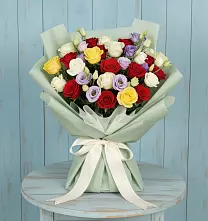 Букет цветов из:  Розы в Змиёвке