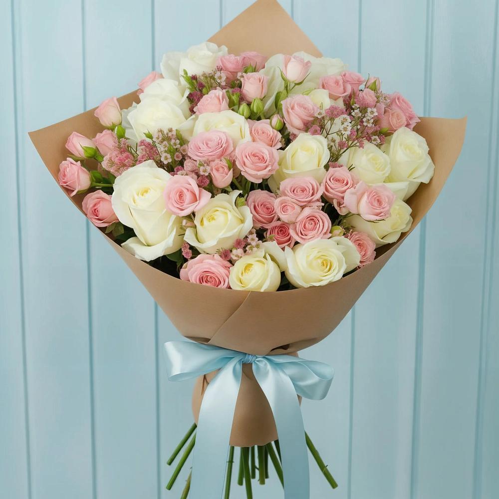 Букет цветов из: Розы в Змиёвке