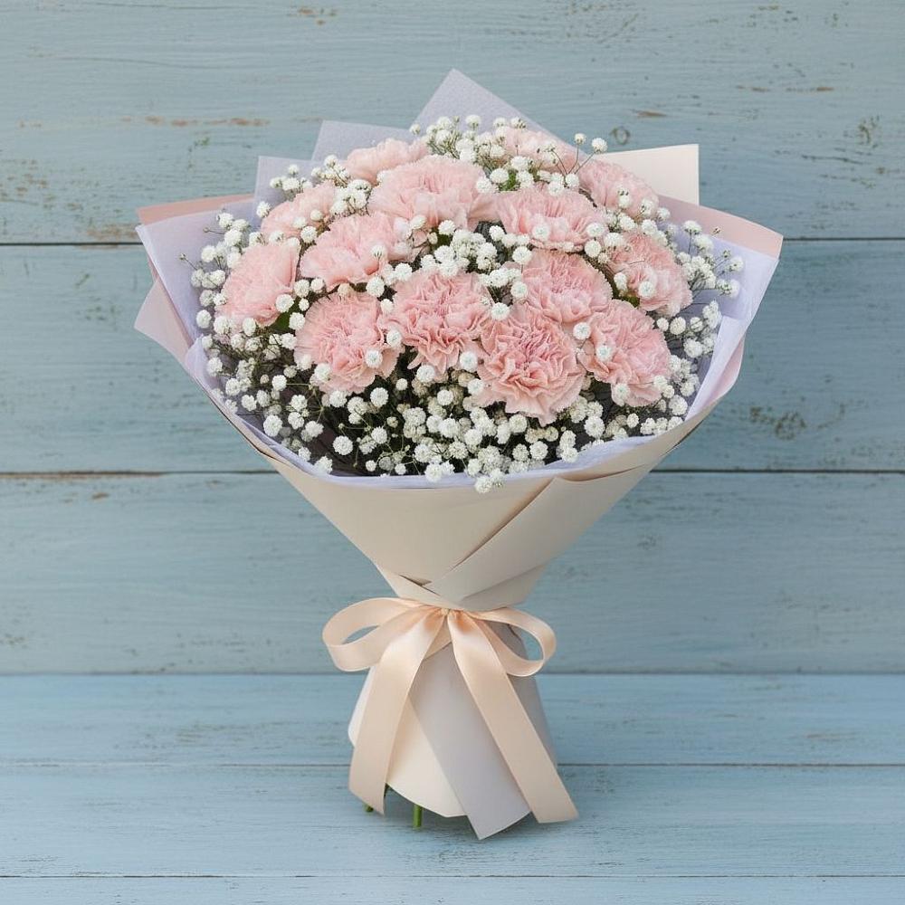 Букет цветов из: Гвоздики в Змиёвке