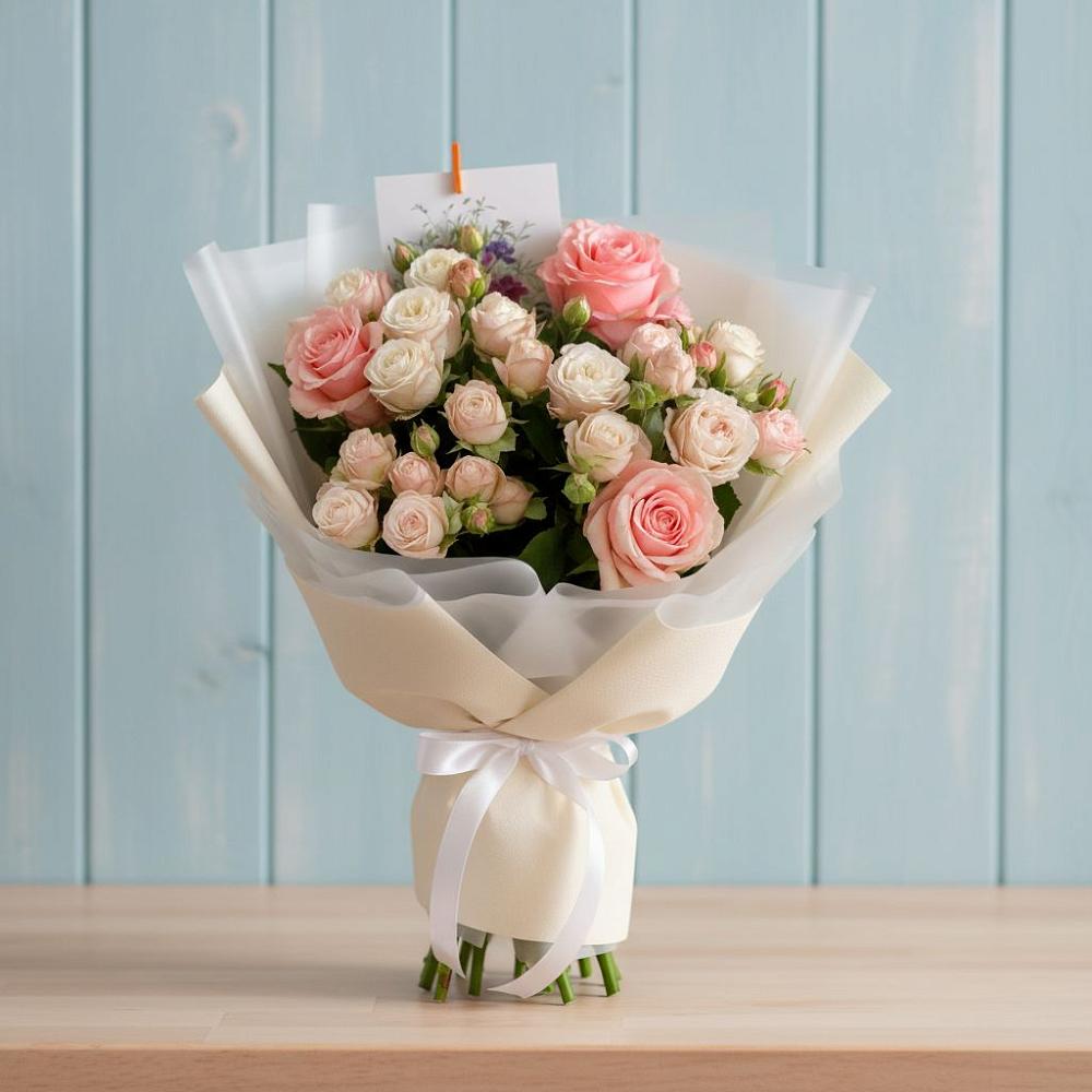 Букет цветов из: Розы в Змиёвке