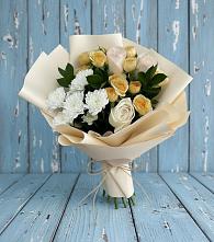 Букет цветов из:  Розы и Хризантемы #REPLACE_PRED# Змиёвке