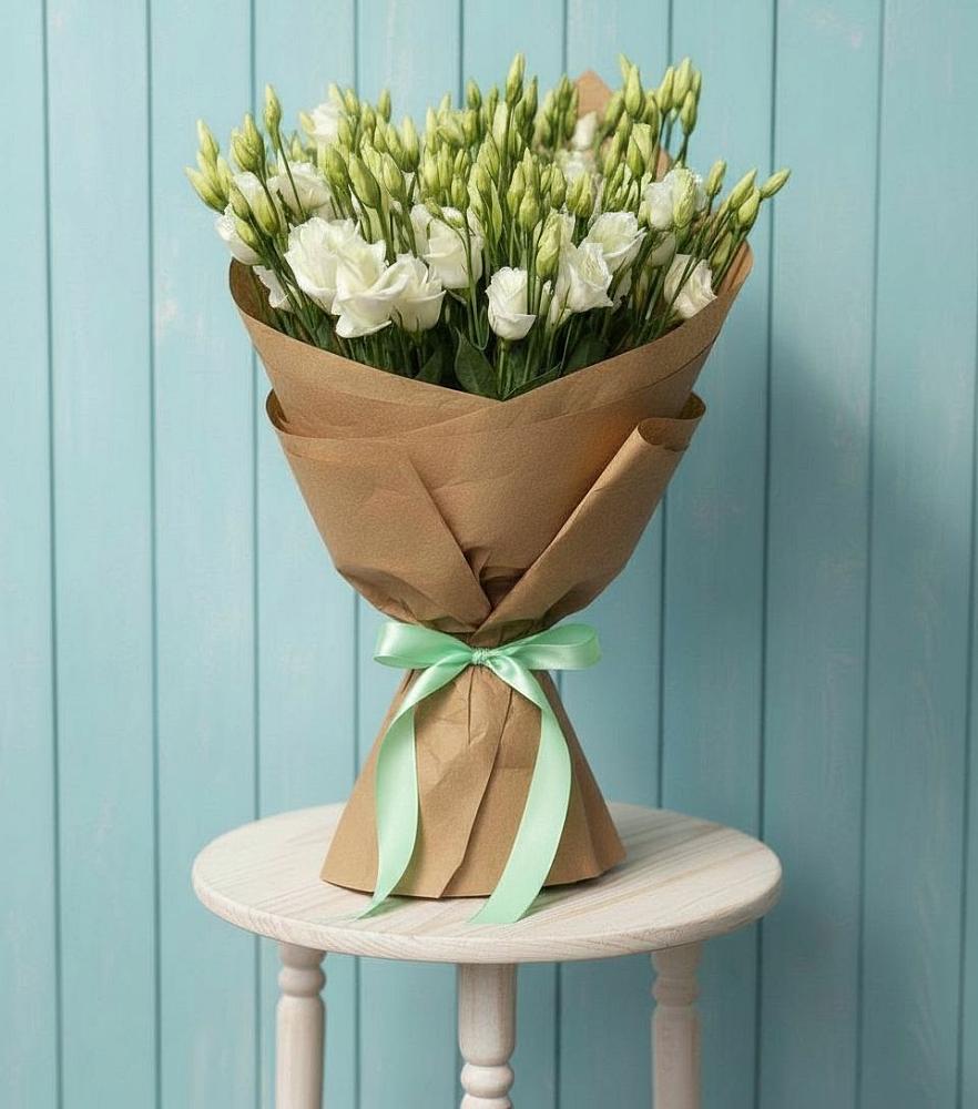 Букет цветов из: Лизиантусы в Змиёвке