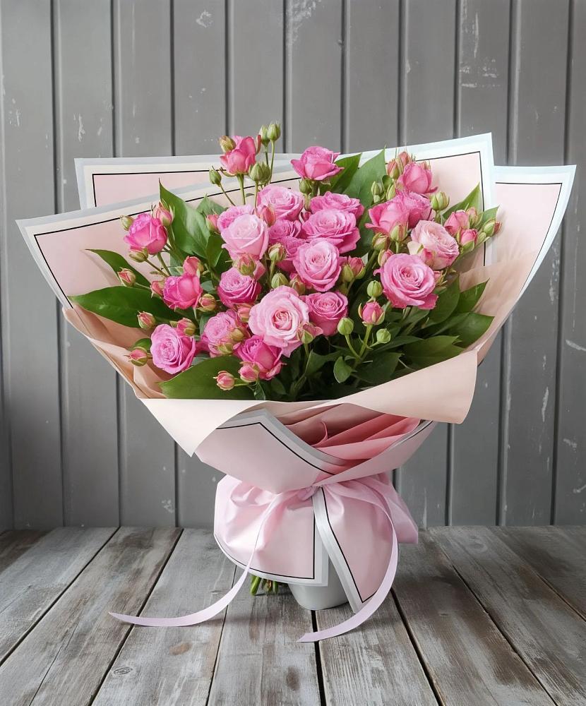 Букет Розовый кустик в Змиёвке