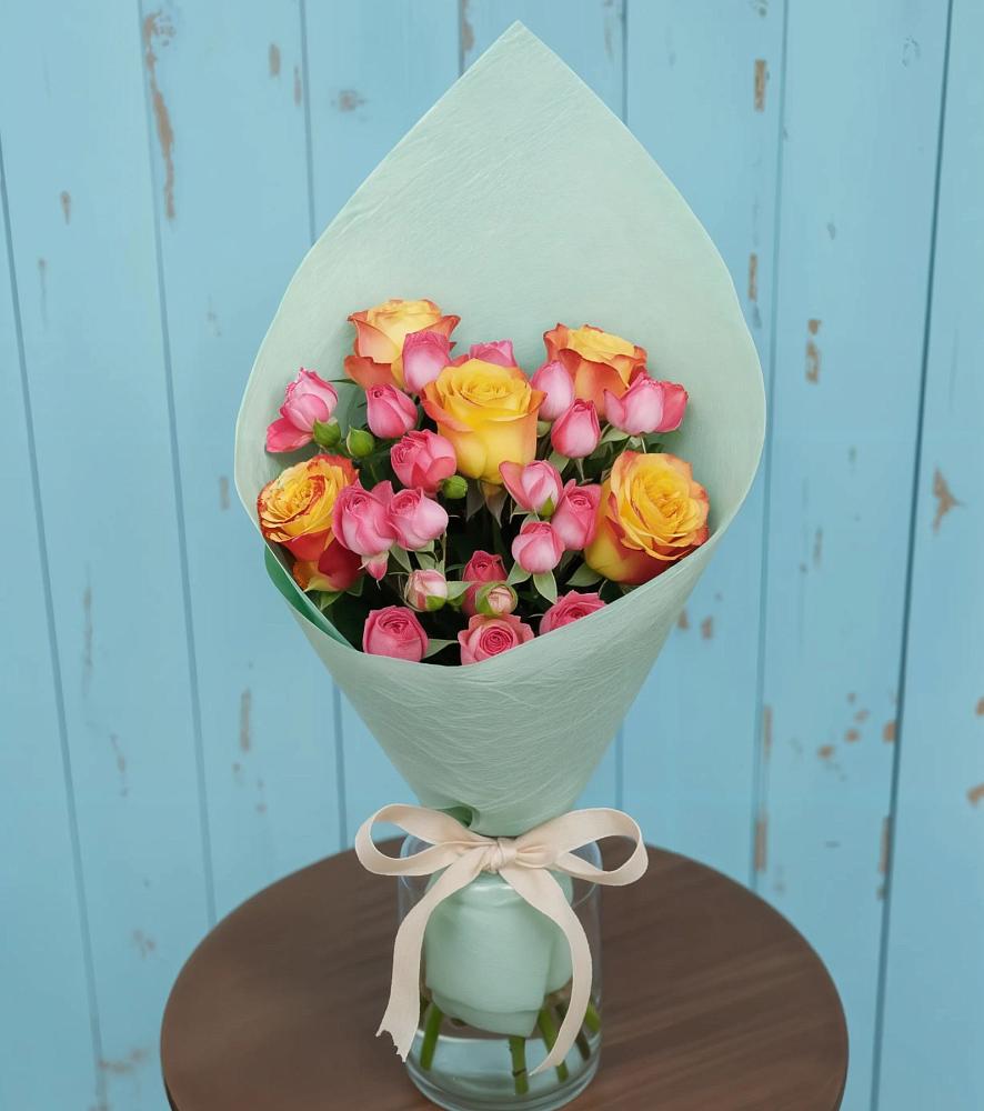 Букет цветов из: Розы в Змиёвке