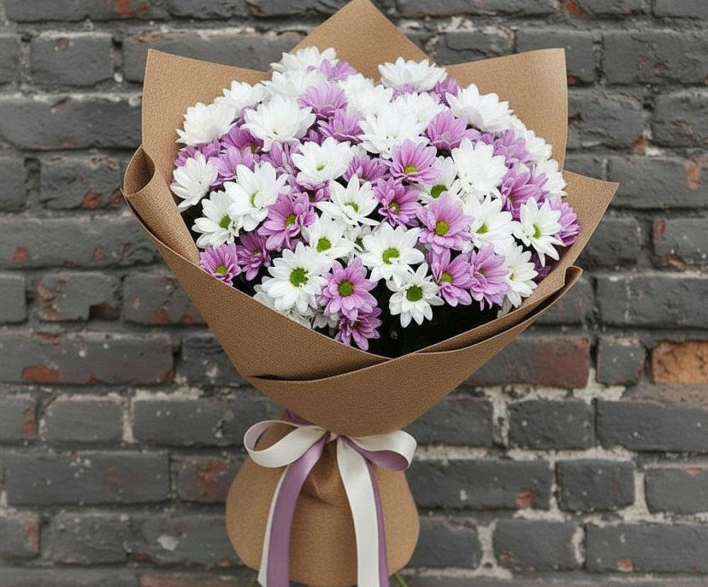 Букет цветов из: Хризантемы в Змиёвке