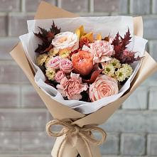 Букет цветов из:  Гвоздики, Хризантемы и Розы #REPLACE_PRED# Змиёвке
