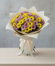 Букет цветов из:  Хризантемы #REPLACE_PRED# Змиёвке