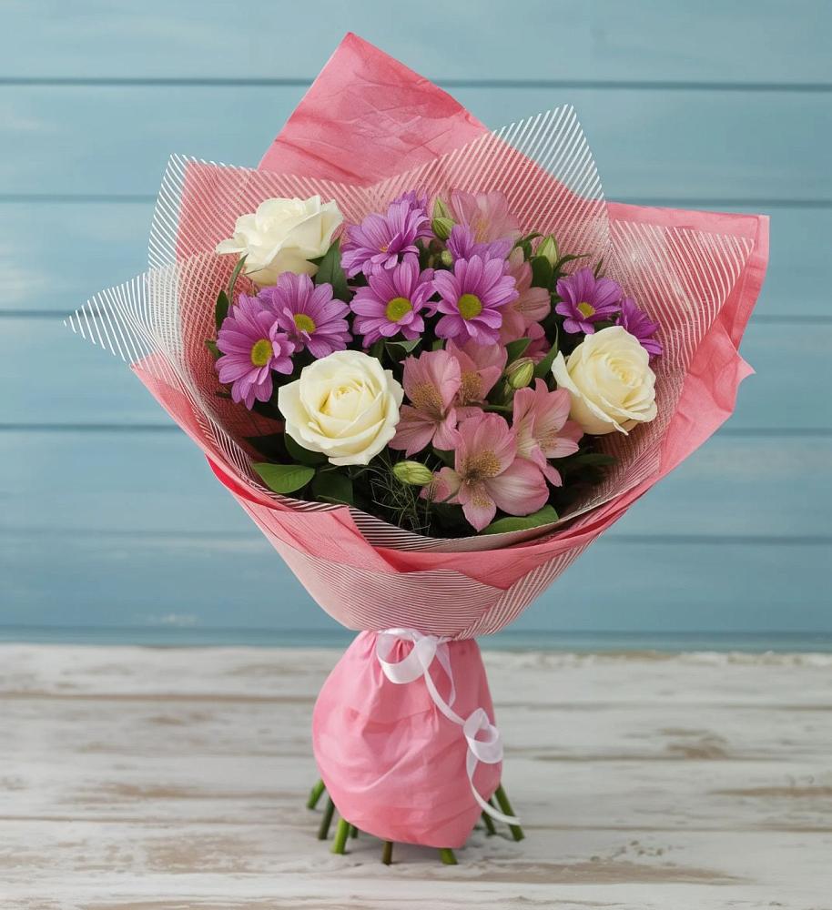 Букет цветов из: Герберы в Змиёвке